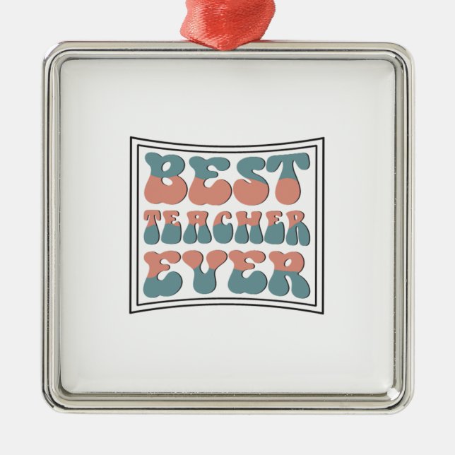 Adorno Metálico Mejor Profesor de la Historia (Frente)