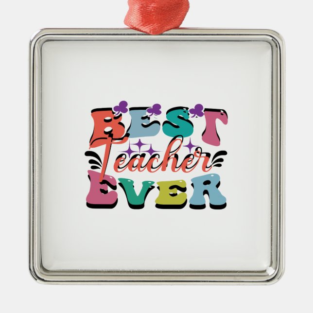 Adorno Metálico Mejor Profesor de la Historia (Frente)