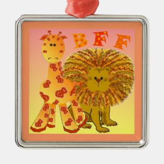 Adorno Metálico Mejores amigos de BFF para siempre