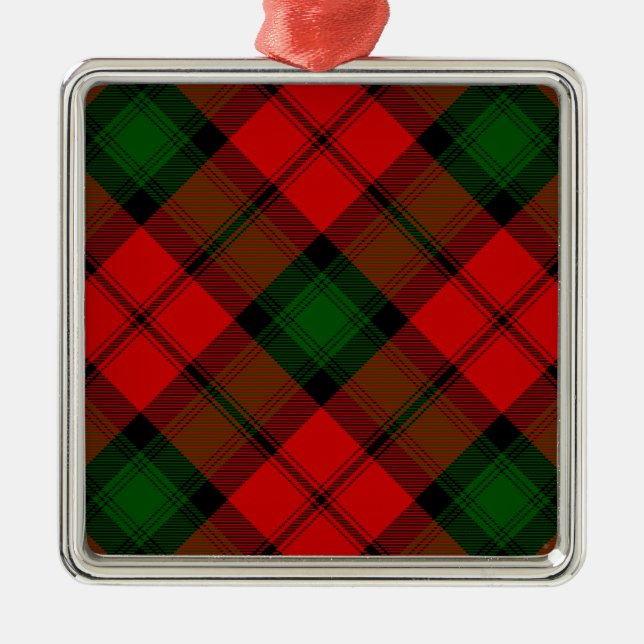 Adorno Metálico Melocotonus tartan (Frente)