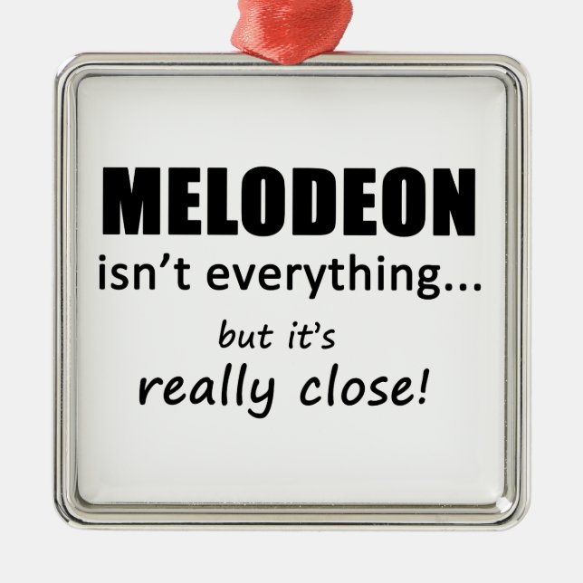 Adorno Metálico Melodeon no es todo (Frente)