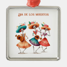 Adorno Metálico Melodía de los Muertos Bailarines, personalizada