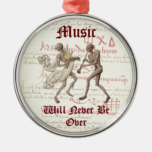 Adorno Metálico Memento mori X-mas Ornament VI (Frente)