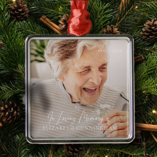 Adorno Metálico Memorial de fotos moderno elegante en la memoria a