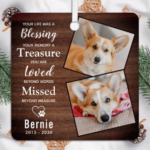 Adorno Metálico Memorial de los Mascotas rusos en memoria del poem