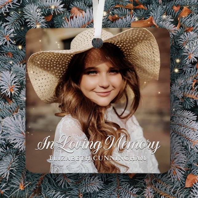 Adorno Metálico Memorial En La Memoria Clásica Elegante Foto (Subido por el creador)