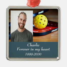 Adorno Metálico Memorial fotográfico personalizado Keepsake para s