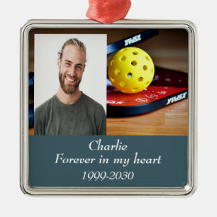 Adorno Metálico Memorial fotográfico personalizado Keepsake para s