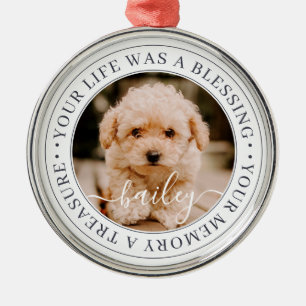 Adorno Metálico Memorial mascota, memoria atesorada, Moda elegante