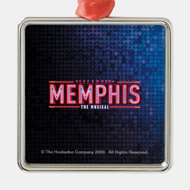 Adorno Metálico MEMPHIS - el logotipo musical (Frente)