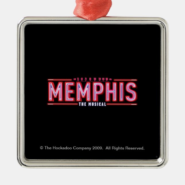 Adorno Metálico MEMPHIS - el logotipo musical (Frente)