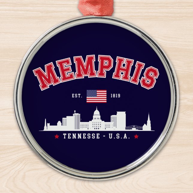 Adorno Metálico "Memphis Tennessee – Skyline City (Subido por el creador)