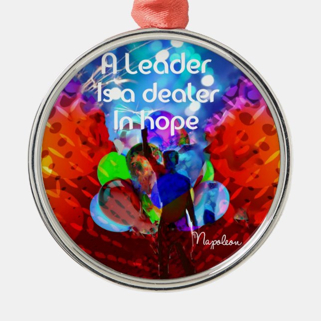 Adorno Metálico Mensaje del estímulo para la dirección (Frente)