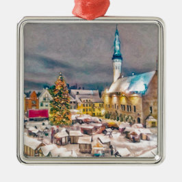 Adorno Metálico Mercado de Navidades de Tallín Estonia