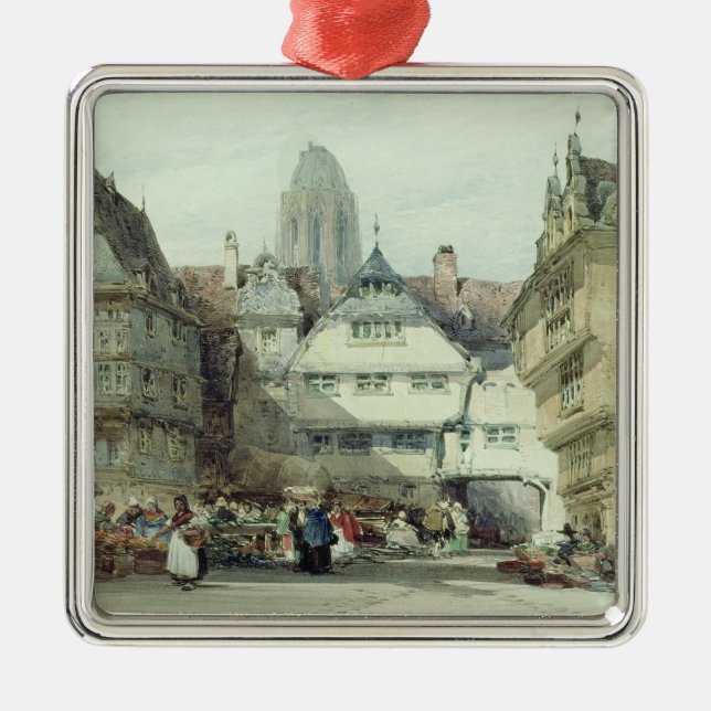 Adorno Metálico Mercado, Francfort (Frente)