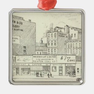 Adorno Metálico Mercado, Sacramento y California North Side