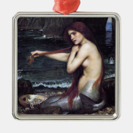 Adorno Metálico Mermaid on the Beach