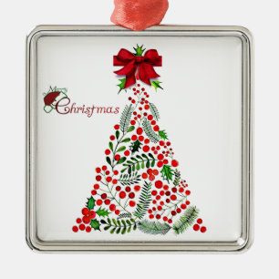 ADORNO METÁLICO **MEROSOS ÁRBOLES DE NAVIDAD** ORNAMENTE DE NAVIDA