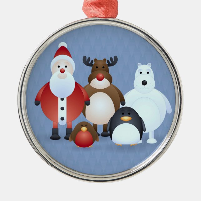 Adorno Metálico Merry Christmas (Frente)