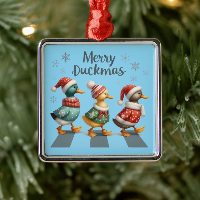 Adorno Metálico Merry Duckmas (Árbol)