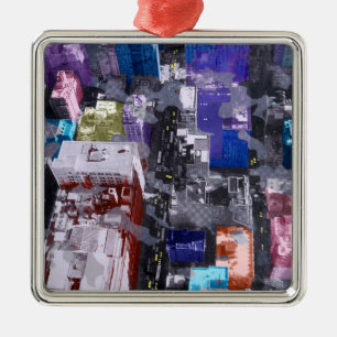 Adorno Metálico Metrópoli VIIII