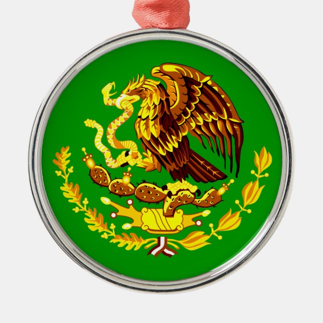 Adorno Metálico México COA Gold (Frente)
