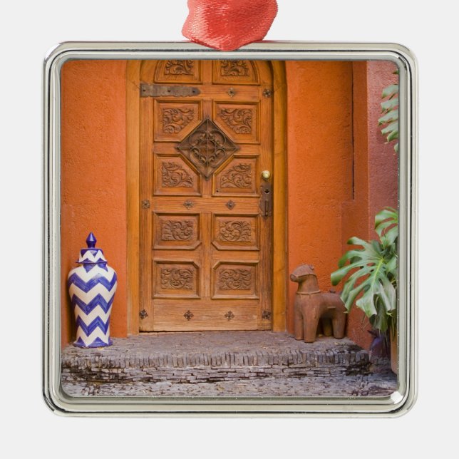 Adorno Metálico México, estado de Guanajuato, San Miguel. Casa de  (Frente)