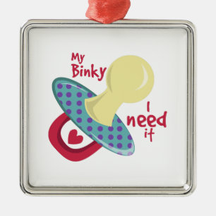 Adorno Metálico Mi Binky