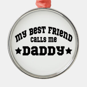 Adorno Metálico Mi Mejor Amigo Me Llama Cumpleaños De Papá Deporte
