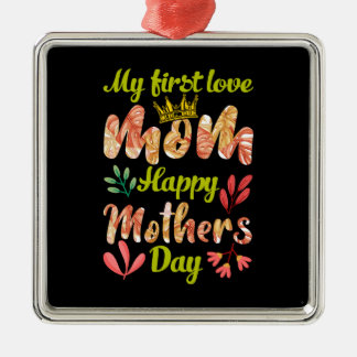 Adorno Metálico Mi primera mamá amorosa