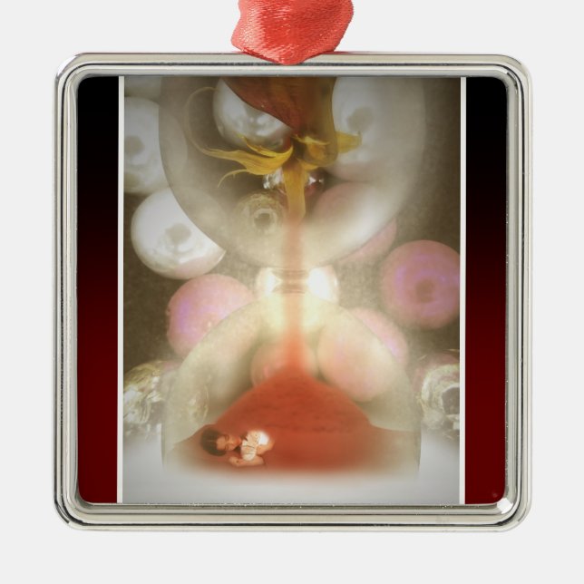 Adorno Metálico Mi tiempo está corriendo ya tarde (Frente)