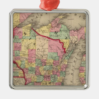 Adorno Metálico Michigan, Minnesota, y Wisconsin 2