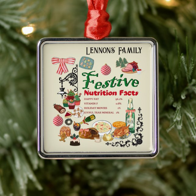 Adorno Metálico Mikitiez festivechristmas recipe baking holiday (Árbol)