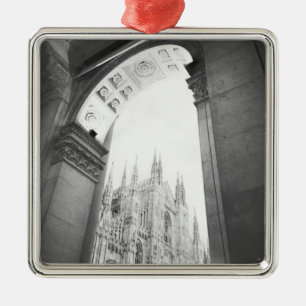 Adorno Metálico Milán Italia, Galería Vista del Duomo
