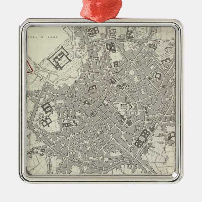 Adorno Metálico Milano Milano (Frente)