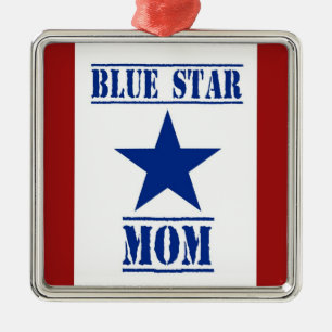 Adorno Metálico Militares de la mamá de la estrella azul