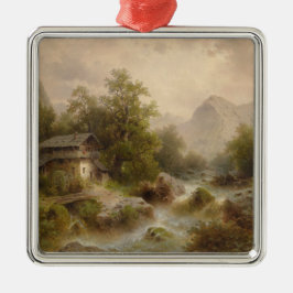 Adorno Metálico Mill en una corriente de montaña (por Albert Riege