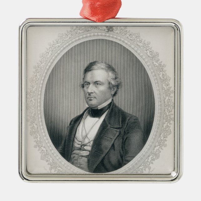 Adorno Metálico Millard Fillmore (Frente)