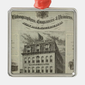 Adorno Metálico Mills & Company, Des Moines, Iowa