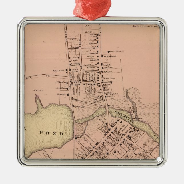 Adorno Metálico Milton Delaware (Frente)