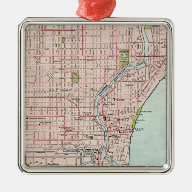 Adorno Metálico Milwaukee 2 (Frente)