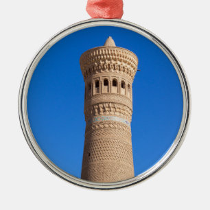 Adorno Metálico Minarete Kalyan - Bukhara, Uzbekistán