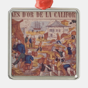 Adorno Metálico Minas de oro de California