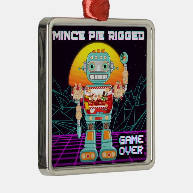 Adorno Metálico Mince Pie Rigged - Game Over (Derecha)