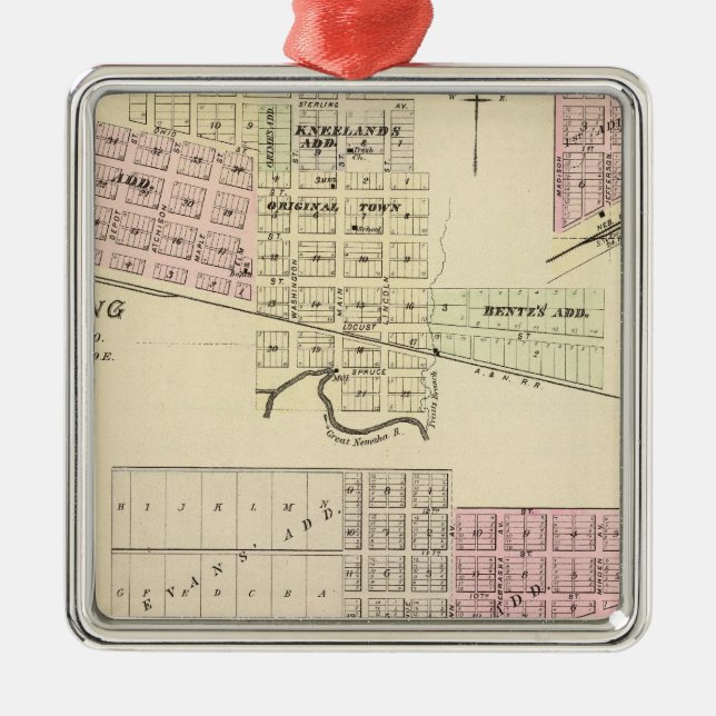 Adorno Metálico Minden, Nebraska (Frente)