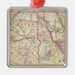 Adorno Metálico Mineral, lavado, Ida, Mont