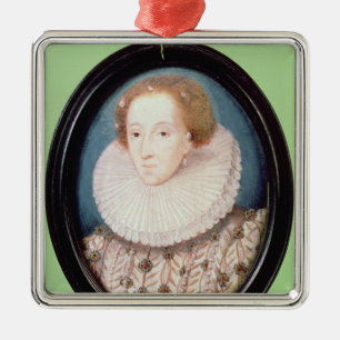 Adorno Metálico Miniatura de la reina Elizabeth I