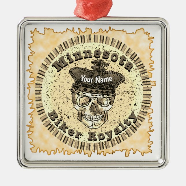 Adorno Metálico Minnesota Biker  (Frente)