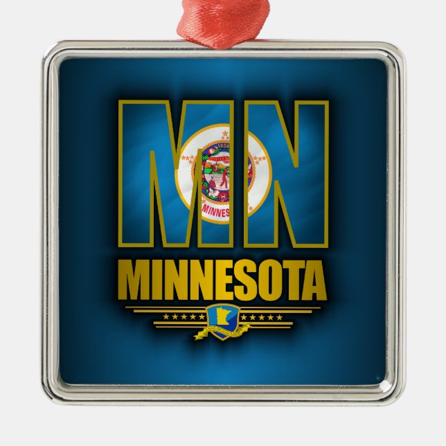 Adorno Metálico Minnesota (MN) (Frente)