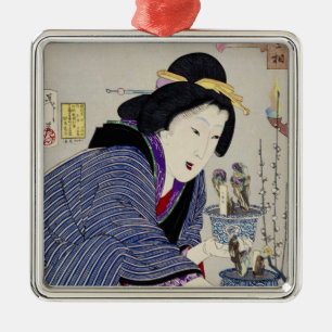 Adorno Metálico Mirada como si ella quiera cambiar: El aspecto